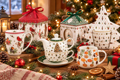 Vánoční porcelán, doplňky a dekorace