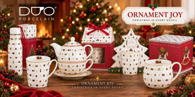 Vánoční porcelán, doplňky a dekorace