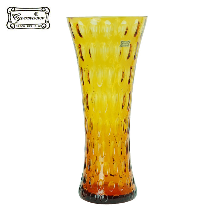 Váza 35 cm ambr