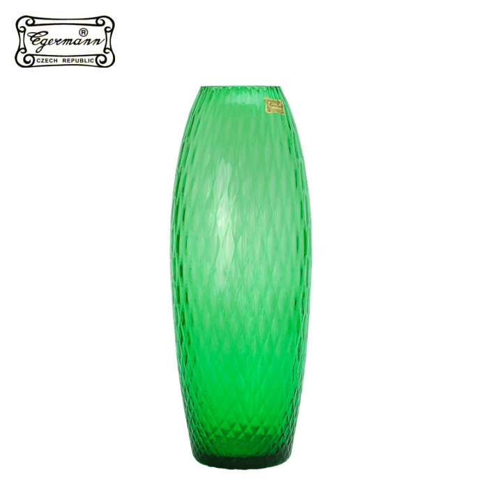 Váza 30 cm zelená
