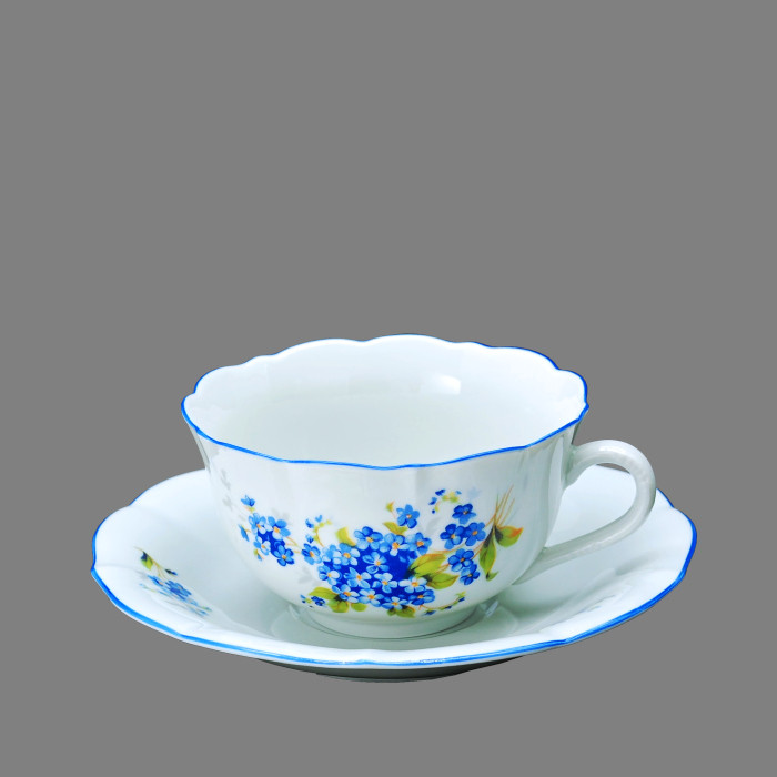 Šapo (šálek s podšálkem) na čaj pomněnky