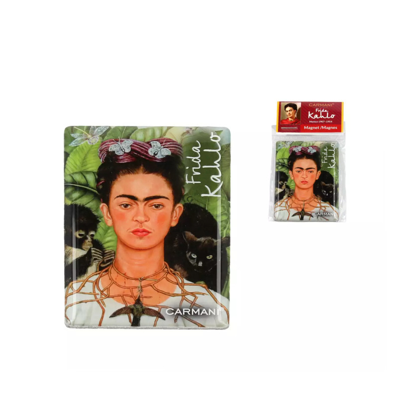 Magnetka obdélníková Frida Kahlo autoportrét