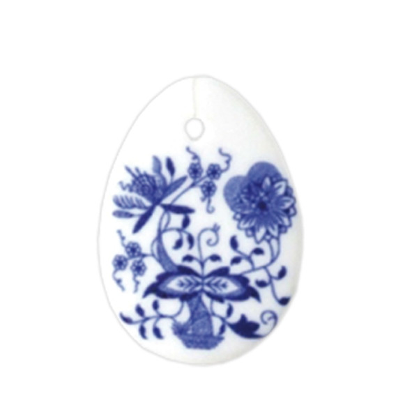 Velikonoční ozdoba - vajíčko - závěs 5,5 x 3,9 cm 10636 I.jakost