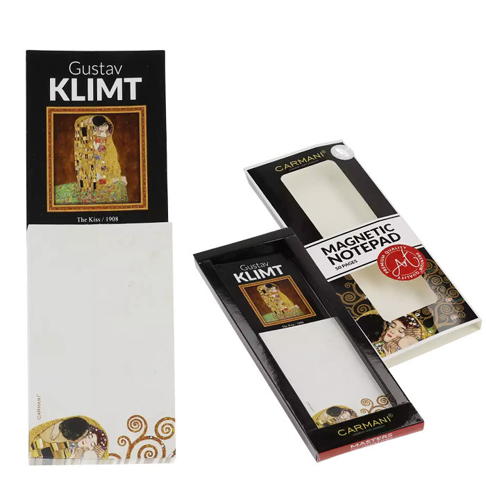 Poznámkový bloček na magnetu Gustav Klimt 