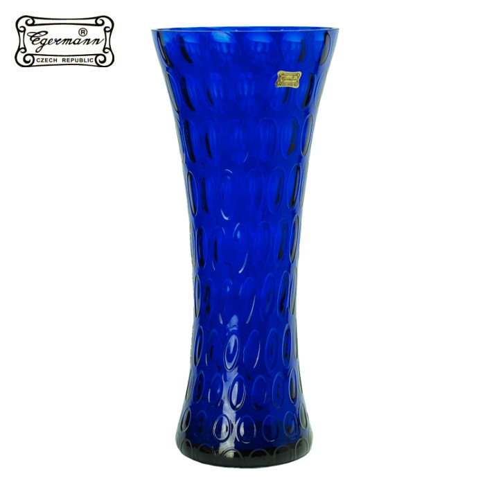 Váza 35 cm tm.modrá