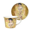 Šálek s podšálkem 200 ml Gustav Klimt - Adele Bloch gold