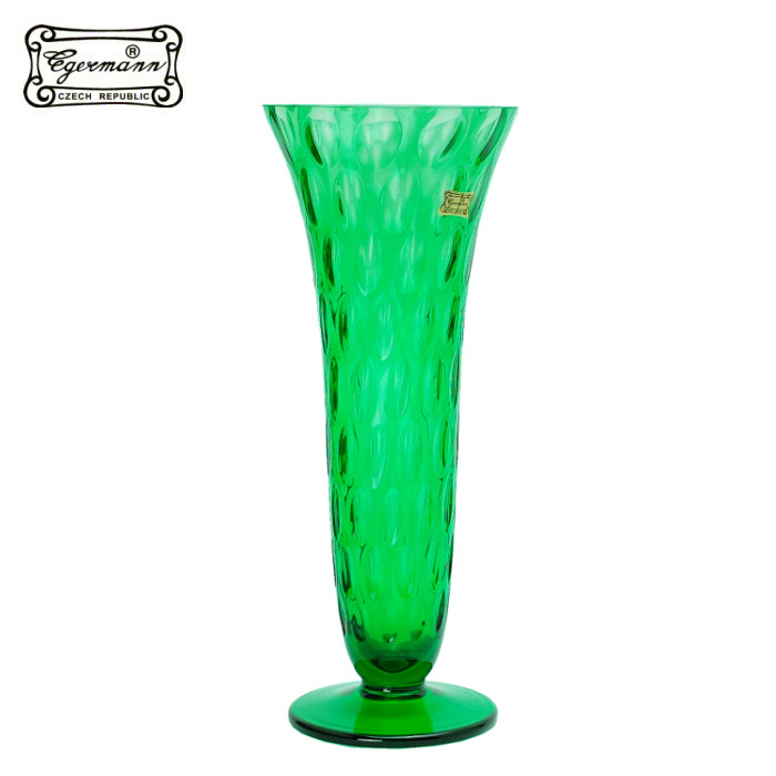 Váza 31 cm zelená