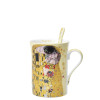 Hrnek 280 ml + porcelánová lžička Gustav Klimt 