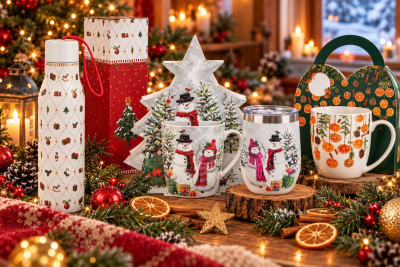 Vánoční porcelán, doplňky a dekorace