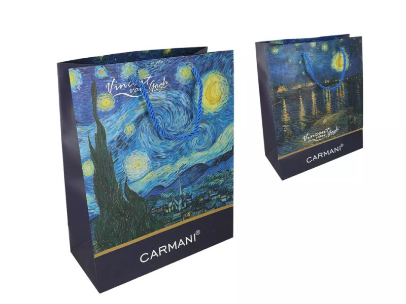 Dárková papírová taška se šňůrkami 25 x 20 x 10 cm Vincent van Gogh