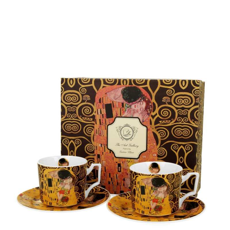 Šálek s podšálkem 110 ml na espresso - Gustav Klimt 