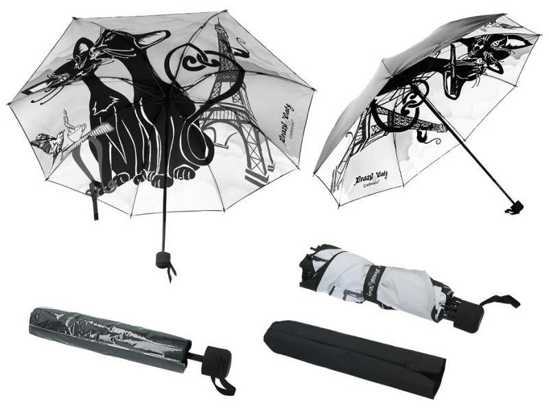 Skládací deštník Crazy Cats