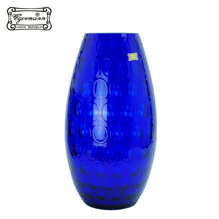 Váza 32,5 cm tm.modrá