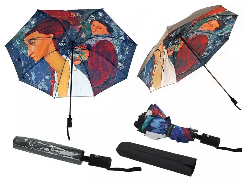 Skládací deštník Amedeo Modigliani (design uvnitř)
