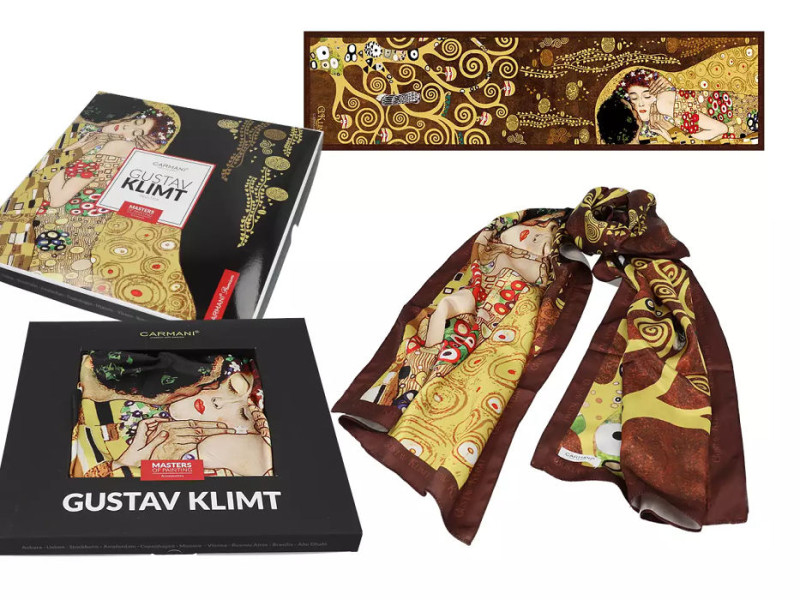 Šátek velký Gustav Klimt 