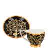 Šálek s podšálkem 100 ml na espresso Vanessa Gustav Klimt 