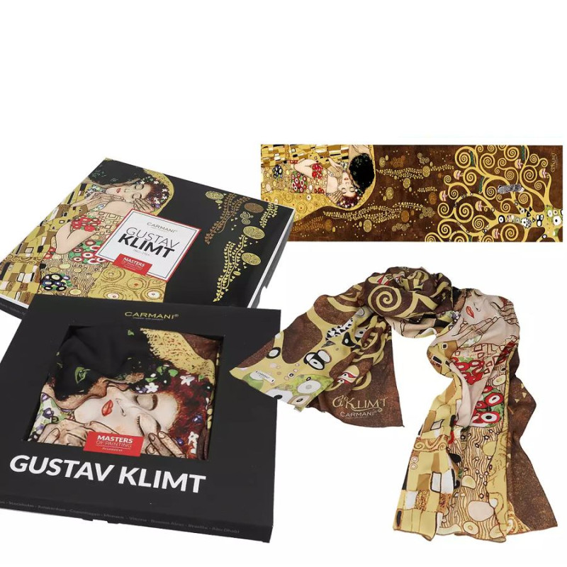 Šátek velký 180 cm - Gustav Klimt