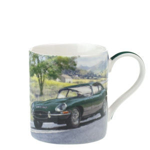 Hrnek porcelánový 360 ml - The Leonardo collection - Classic cars - Jaguar E-Type