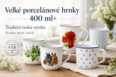 České hrnky od 400 ml