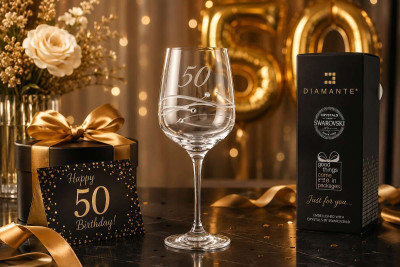 Výroční číše Diamante® osazené pravými krystaly SWAROVSKI