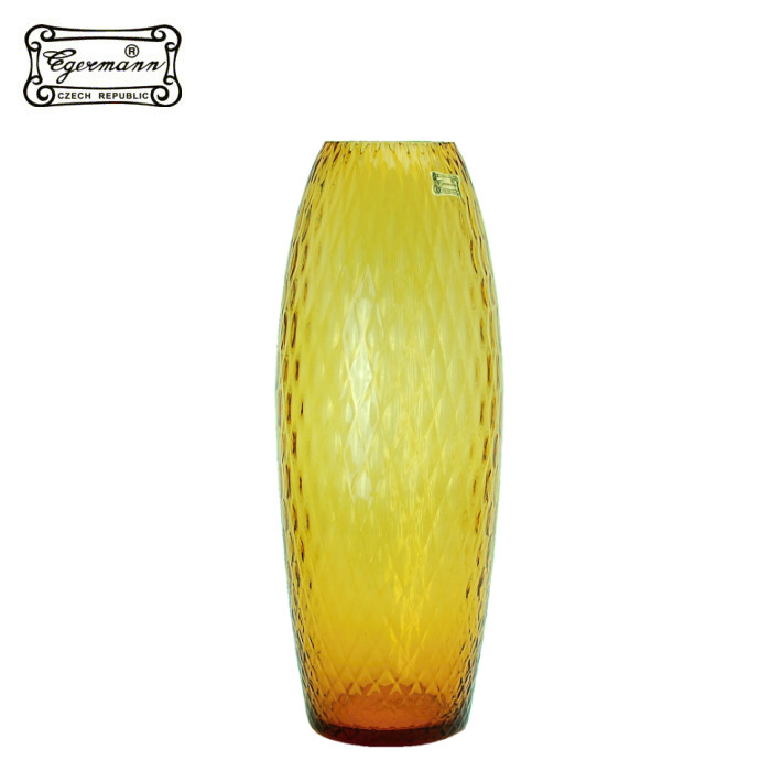 Váza 30 cm ambr