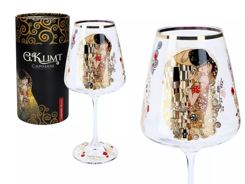 Kalíšek na víno 450 ml Gustav Klimt 