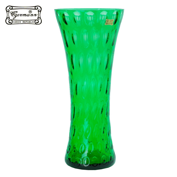 Váza 35 cm zelená