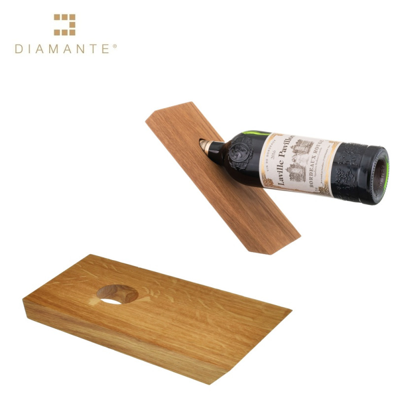 Dřevěný stojan 25 cm na standardní láhev s vínem