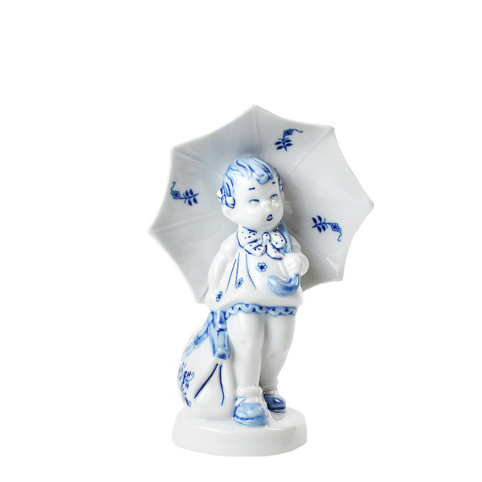 Děvčátko s deštníkem 16 cm cibulák AKCE -30%