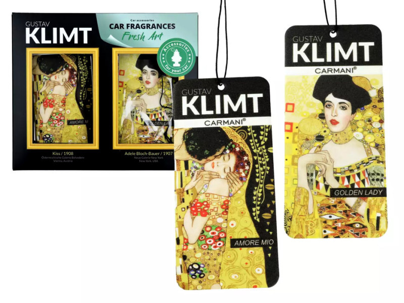 Vůně do auta Gustav Klimt - sada 2 ks