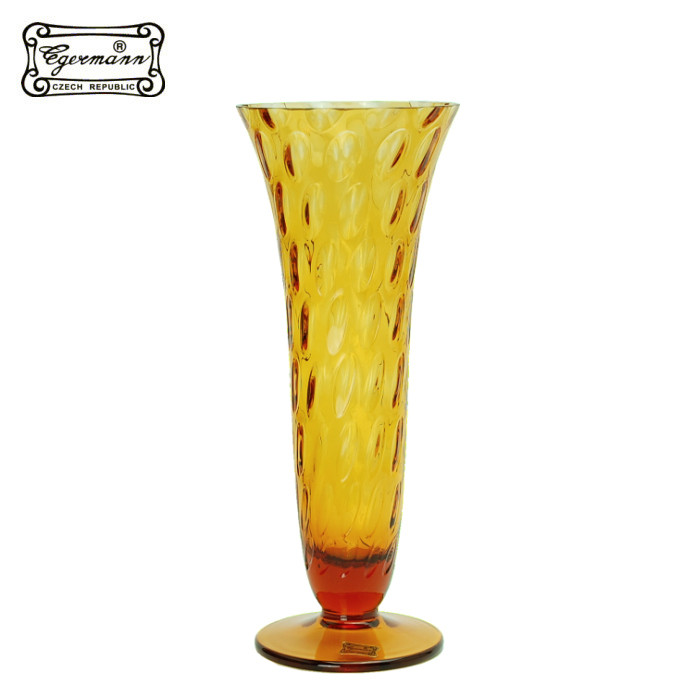 Váza 31 cm ambr