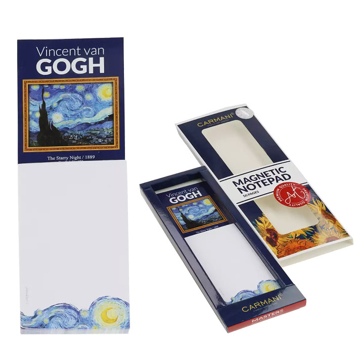 Poznámkový bloček na magnetu Vincent van Gogh 