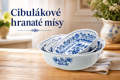 Mísy hranaté z cibuláku