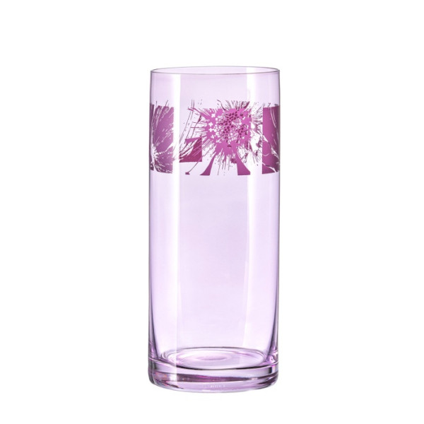 Váza 26 cm VÁLEC dekor S1568 fialový nádech