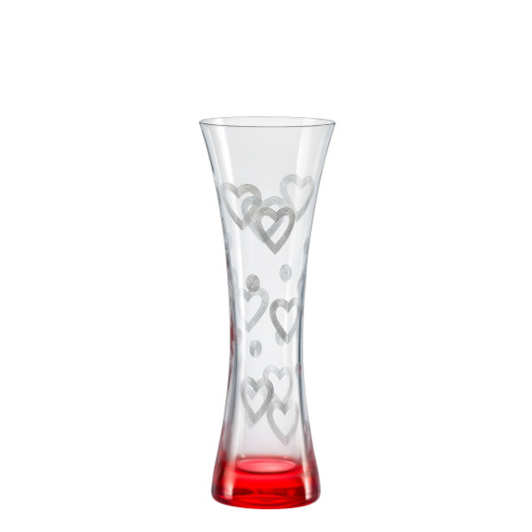 Váza 19,5 cm LOVE dekor Q8182