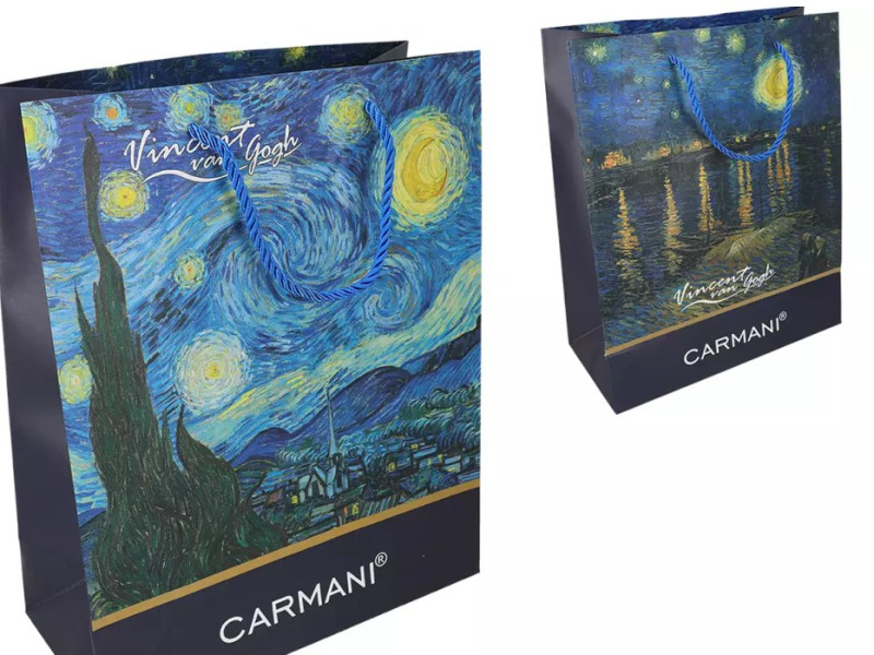 Dárková papírová taška se šňůrkami 40 x 30 x 15 cm Vincent van Gogh