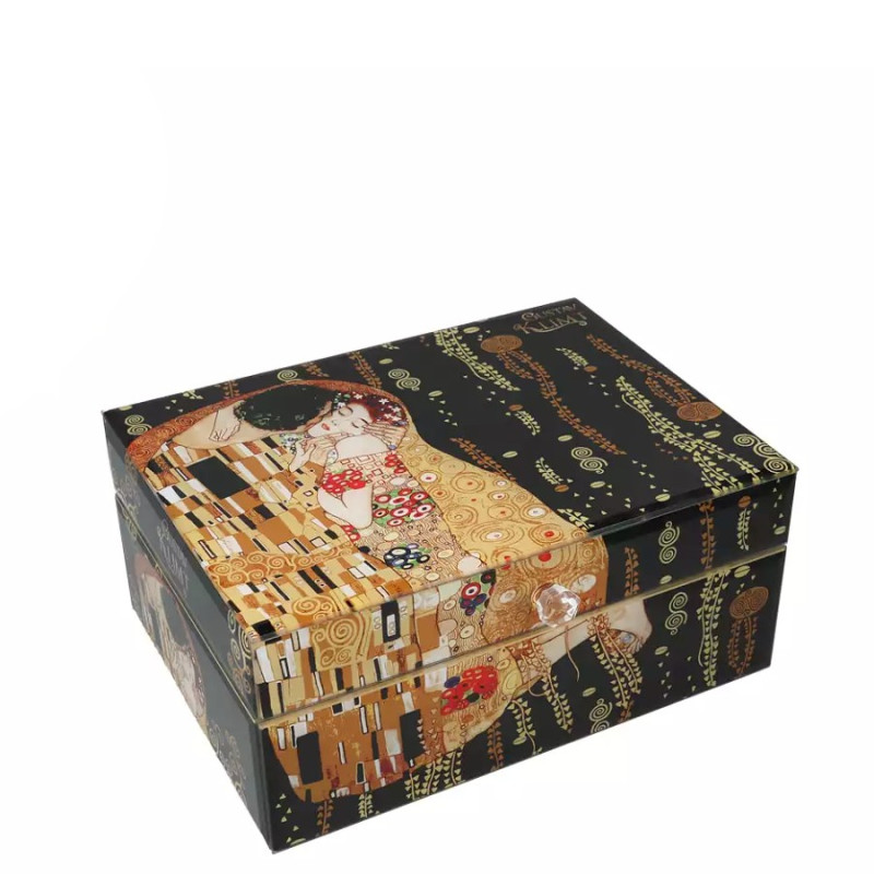 Skleněná šperkovnice střední - Gustav Klimt 