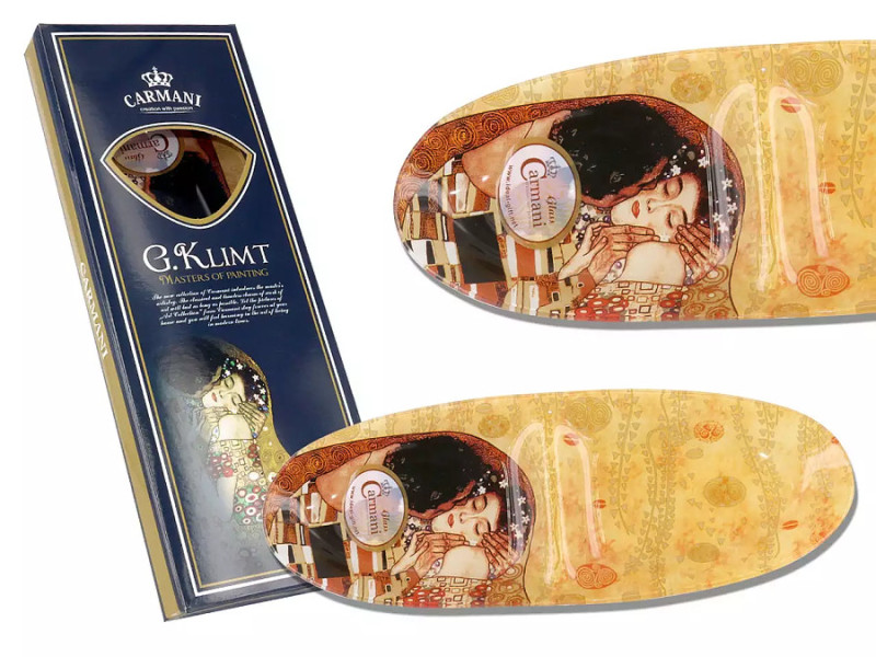 Dekorativní skleněný podnos Gustav Klimt 