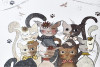 Šálek s podšálkem Jumbo - Cats Family